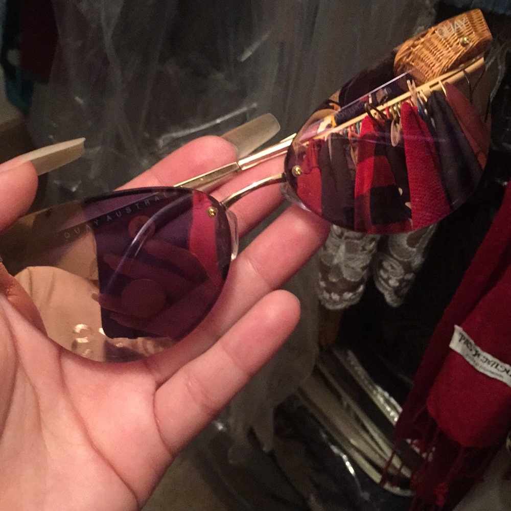 Quay Lady Luck Mirrored Sunglasses